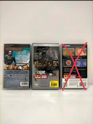 Lote juego y película para psp