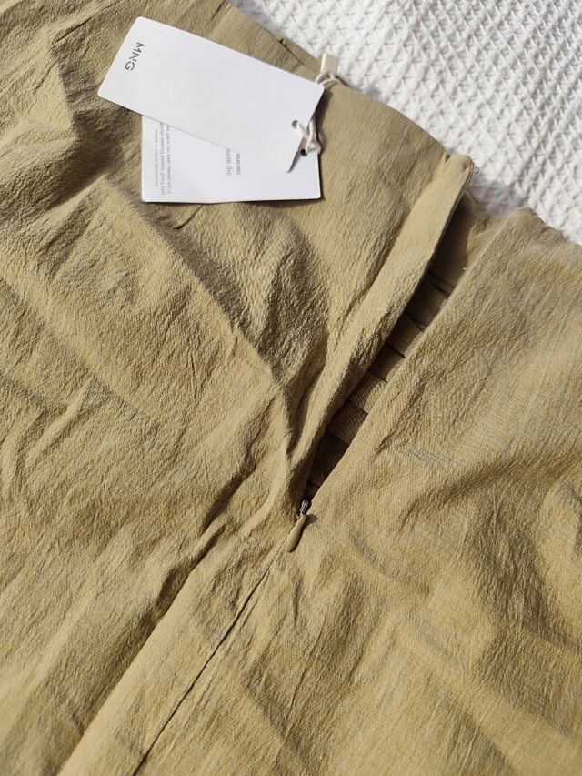 Minifalda marron Mango talla M - Nueva