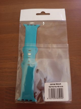 Lote 4 correas silicona Apple Watch 42/44/45/49 mm