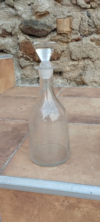 Albalero antiguo de cristal