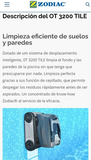 Robot limpiafondo piscina