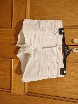 Shorts Lefties blancos mujer M