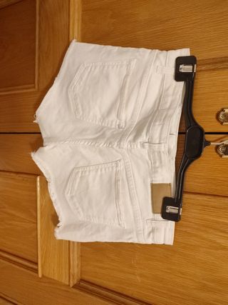 Shorts Lefties blancos mujer M