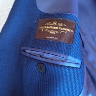 Americana azul Señor Tarrasa sastreria.100% lana