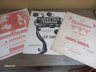 3 Spartiti Violino & Pianoforte