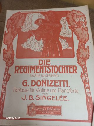 3 Spartiti Violino & Pianoforte