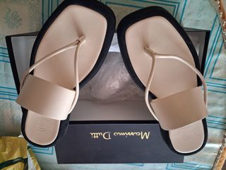 Sandalias Massimo Dutti beige