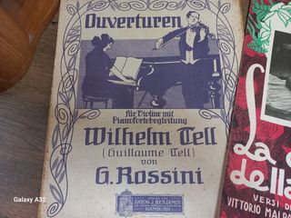 Spartiti musicali vintage