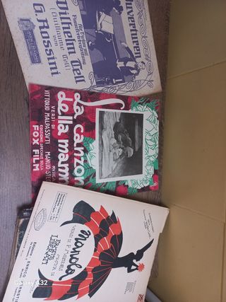 Spartiti musicali vintage