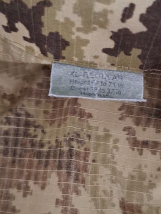 Giacca mimetica esercito