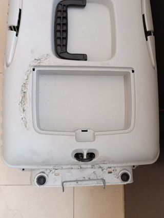 Transportín mascotas pequeño gris