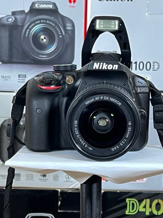 !!OFERTA!! Nikon D3400 Profesional y Nikon 18/55mm