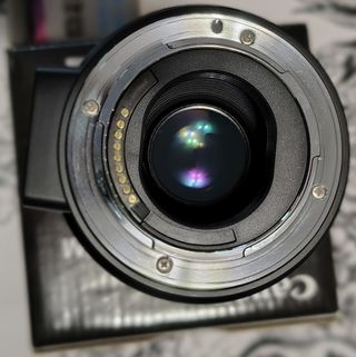  Canon EF 50mm f/1.8 STM + adattatore meike 