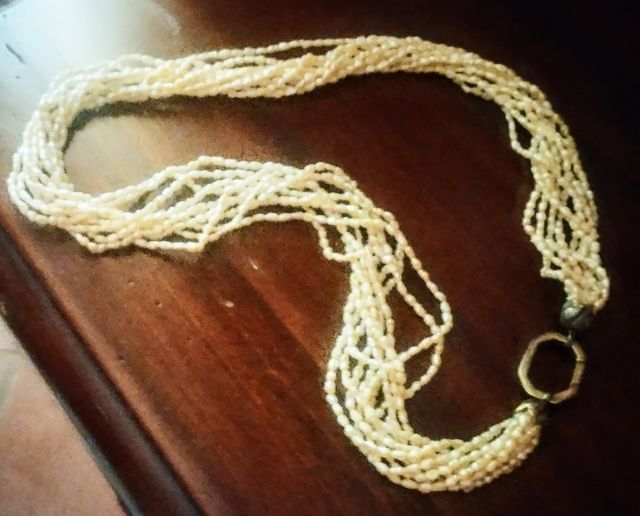 Novità! Collana Torchon 10 fili perle fiume