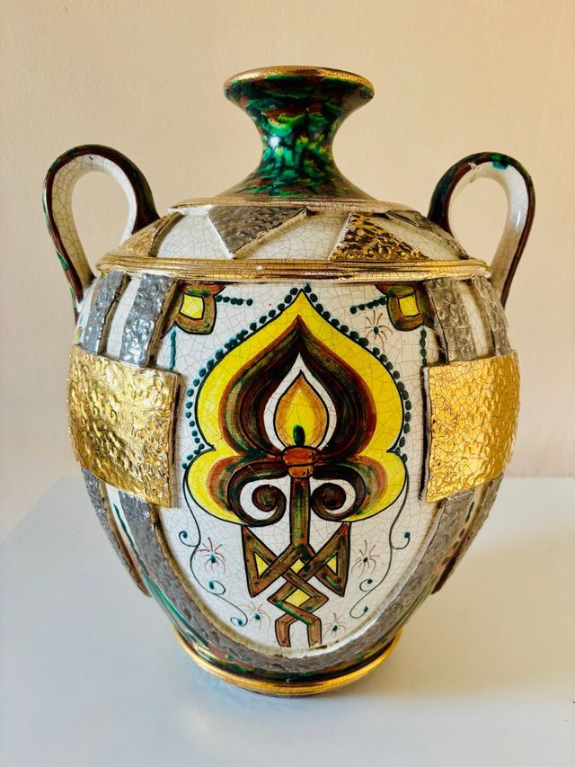 Jarrón Cerámica Vintage, Valencia