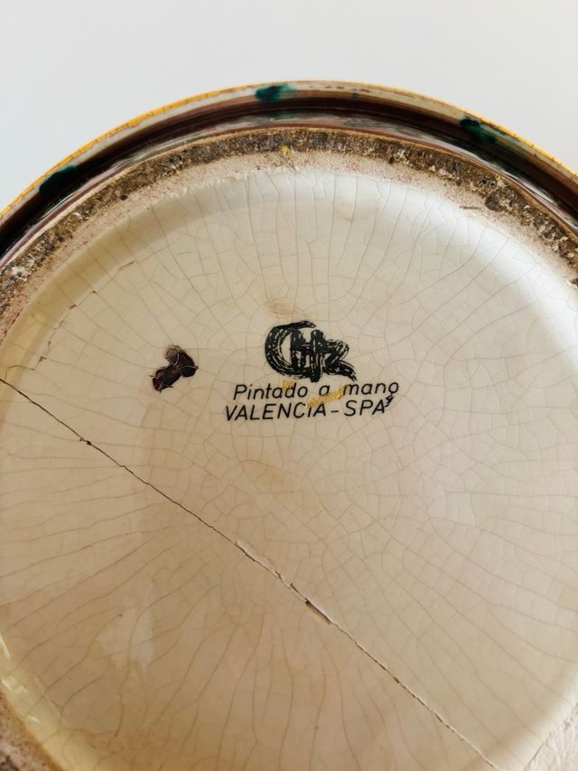 Jarrón Cerámica Vintage, Valencia