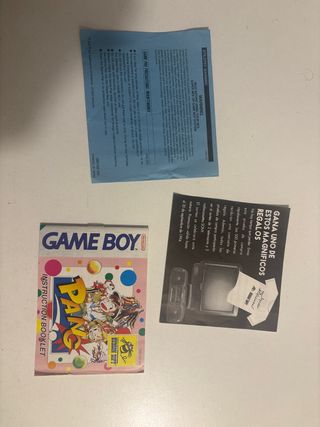 Manual Game Boy: Pang