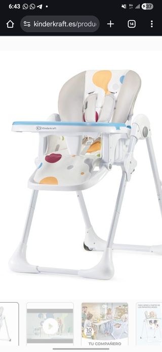 Trona Bebe Kinderkraft Yummy