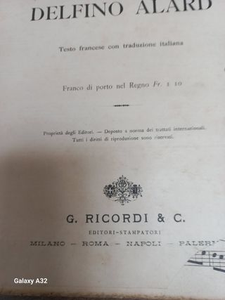 Delphino Alard: Scuola Violino