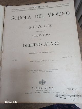 Delphino Alard: Scuola Violino