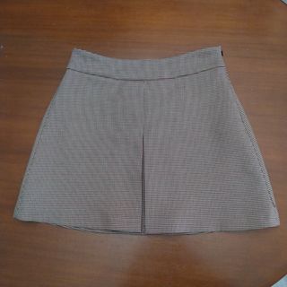 Minifalda Zara pata de gallo