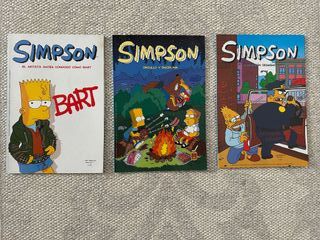 "Lote 50: 3 libros coleccionables Los Simpson"