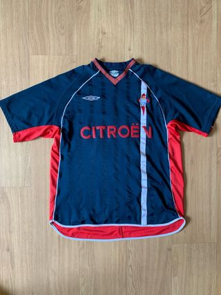 Camiseta Original Celta de Vigo 01/02 Match Worn