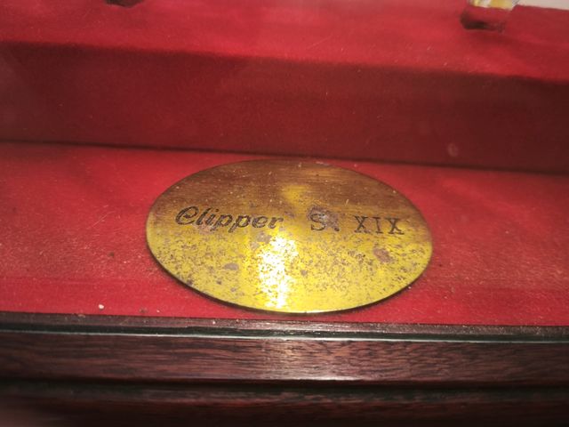 Barco velero cristal