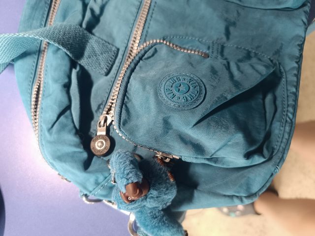 Bolso Kipling turquesa