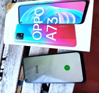 Oppo A73 5G 128GB - blu e rosso