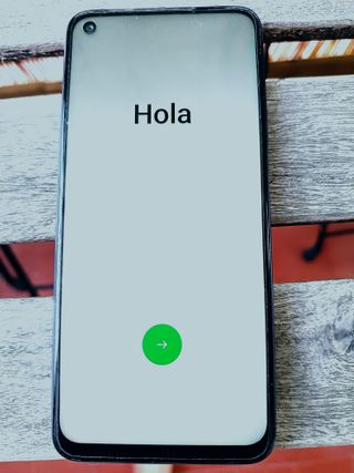Oppo A73 5G 128GB - blu e rosso