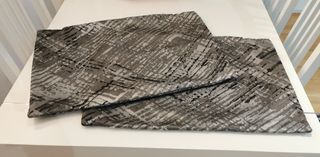 2 Fundas cojines gris&negro