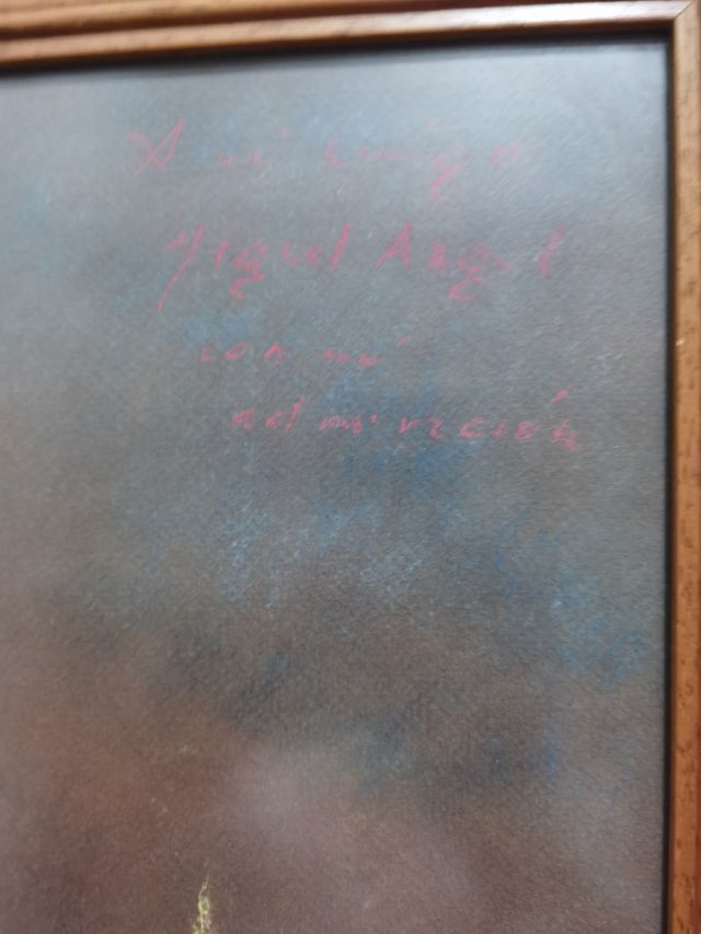 Cuadro Virgen del Rocío - Pastel Angel Pantoja