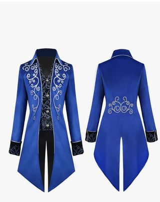 Giacca e pantaloni vintage blu