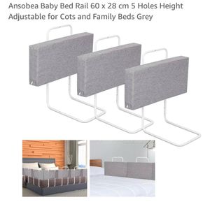 Barreras  cama bebé - 6unidades . 50cm cada una 