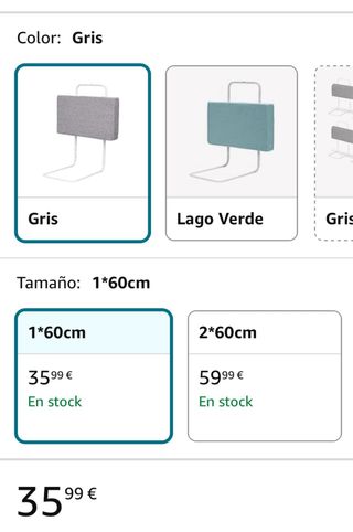 Barreras  cama bebé - 6unidades . 50cm cada una 