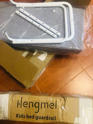 Barreras  cama bebé - 6unidades . 50cm cada una 