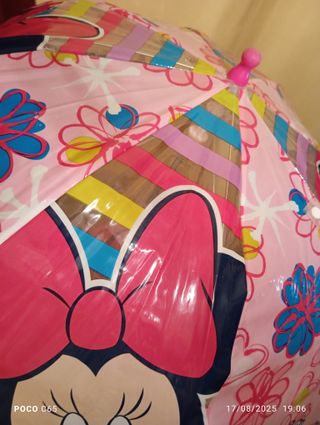 Paraguas Minnie Mouse infantil