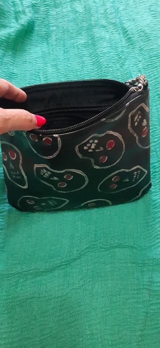 Borsetta tracolla teschi pelle