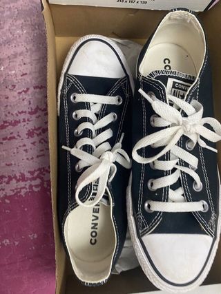 Converse plataforma negras