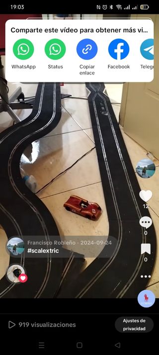 Scalextric Coche carreras