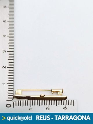 035-07-00499 ALFILER ORO DE 18K BROCHE DE BEBE