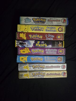 VHS Pokémon - 8 Filmes