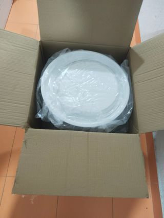 Juego 3 mesas nido metal blanco,mesa auxiliar