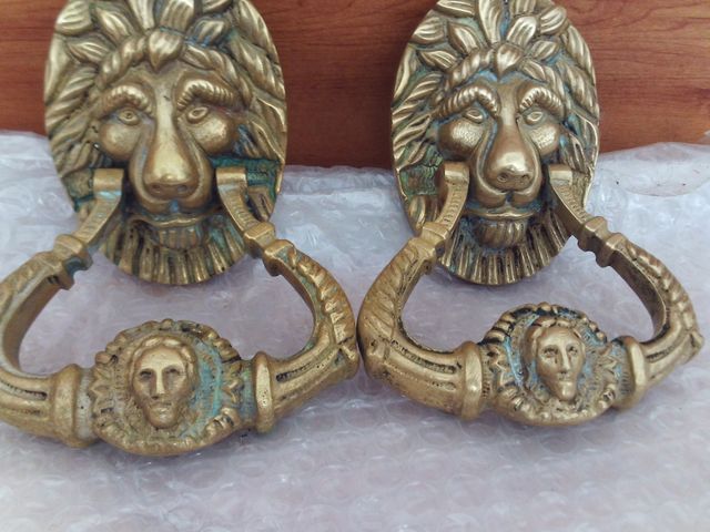 lote de 2 llamadores o llamador de puerta o aldab