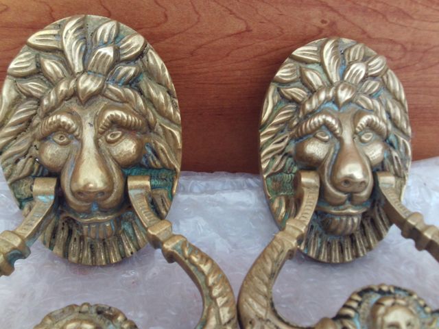 lote de 2 llamadores o llamador de puerta o aldab