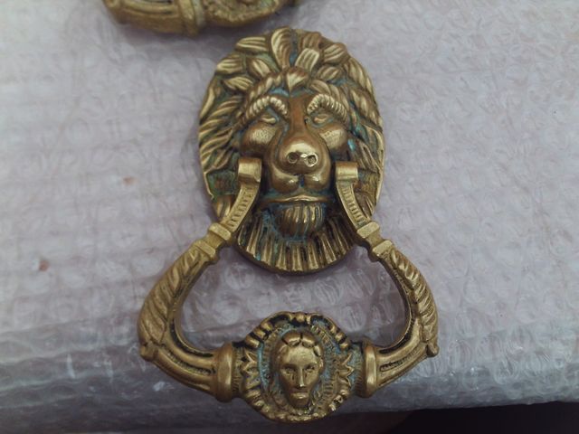 lote de 2 llamadores o llamador de puerta o aldab