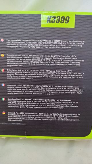 Splitter HDMI 4K 1x2 M.TK