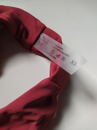 Braguita bikini roja