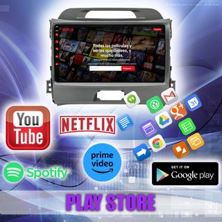 PANTALLA GPS KIA SPORTAGE 2009-2016 CARPLAY 4G